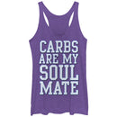 Women's CHIN UP Carbs Are My Soulmate Racerback Tank Top