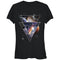 Junior's Lost Gods Astro Space Triangles T-Shirt