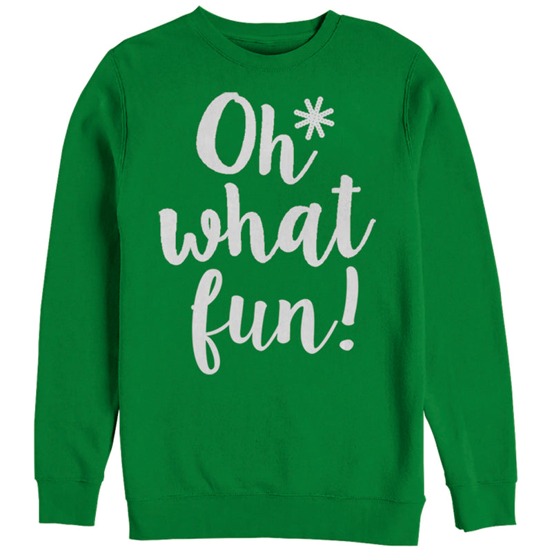 Women's CHIN UP Christmas What Fun Sweatshirt