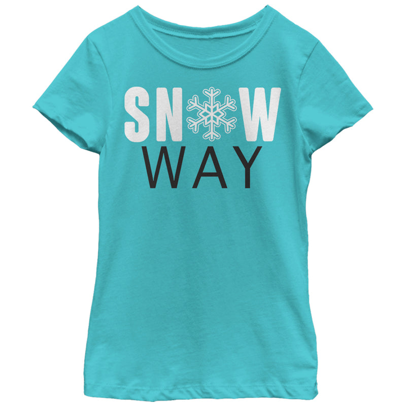Girl's Lost Gods Christmas Snow Way T-Shirt