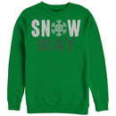 Women's Lost Gods Christmas Snow Way Sweatshirt