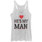 Women's Lost Gods He's My Man Racerback Tank Top