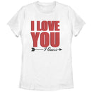 Women's Lost Gods I Love You I Guess T-Shirt