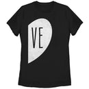 Women's Lost Gods VE Half Love Heart T-Shirt