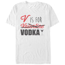 Men's Lost Gods Valentine V is For Vodka T-Shirt