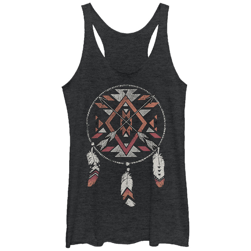 Women's Lost Gods Arrow Dream Catcher Racerback Tank Top