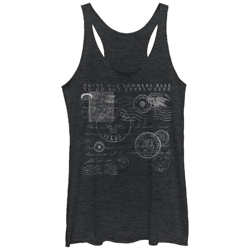 Women's Lost Gods Nowhere but Everywhere Racerback Tank Top