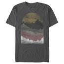 Lost Gods Men's Desert Landscape  T-Shirt  Charcoal Heather