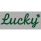 Junior's Lost Gods St. Patrick's Day Lucky Cursive T-Shirt