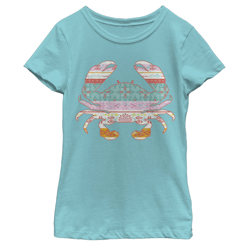Girl's Lost Gods Tribal Crab Print T-Shirt