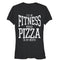 Junior's CHIN UP Fitness Whole Pizza T-Shirt