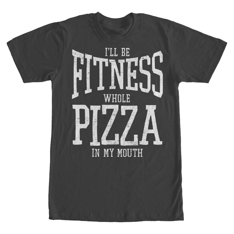 Men's CHIN UP Fitness Whole Pizza T-Shirt