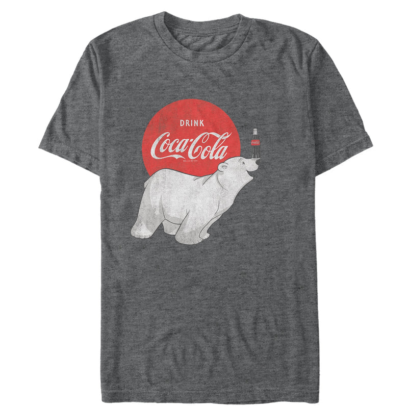 Coca Cola Men's Polar Bear  T-Shirt