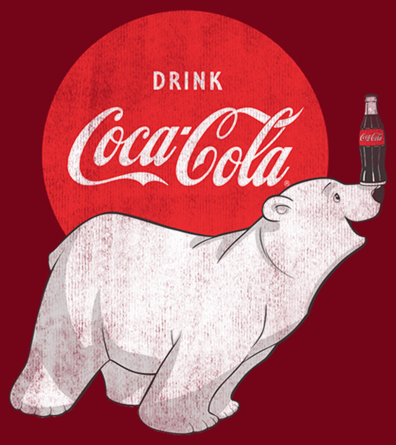 Junior's Coca Cola Polar Bear Racerback Tank Top