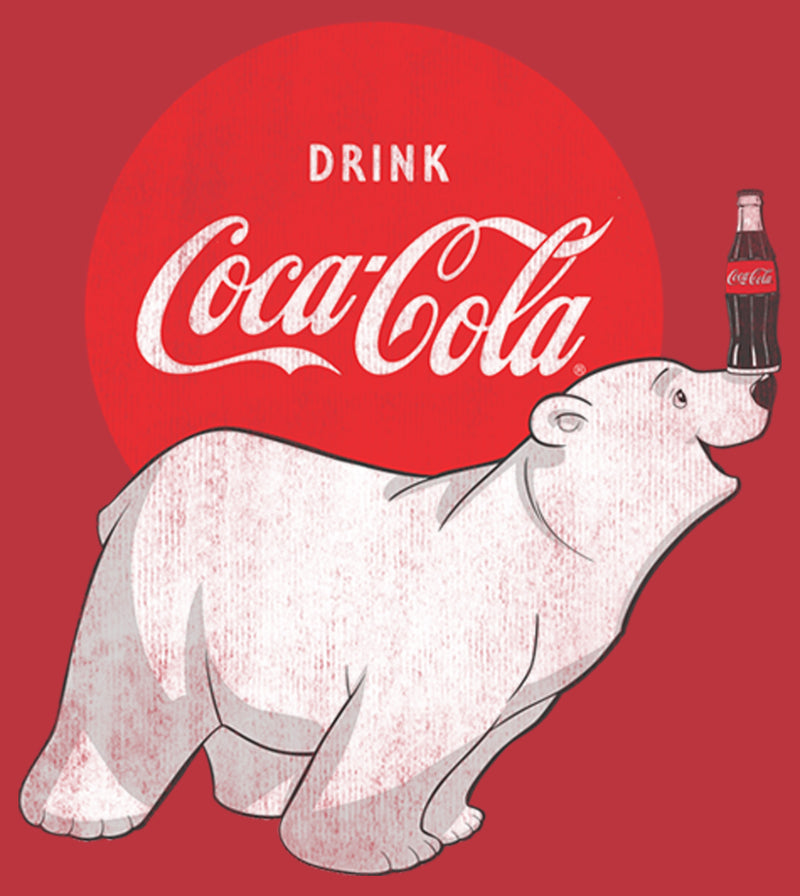 Coca Cola Women's Polar Bear  Racerback Tank Top