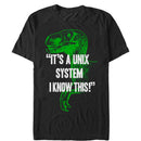 Men's Jurassic Park It's A Unix System I Know This T-Shirt