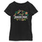 Girl's Jurassic Park Tropical T-Rex Silhouette T-Shirt