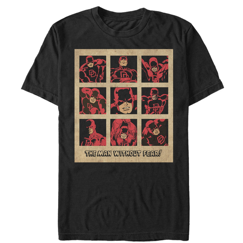 Men's Marvel Daredevil Classic Man Without Fear T-Shirt