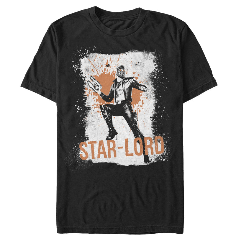 Men's Marvel Guardians of the Galaxy Star-Lord Splatter T-Shirt