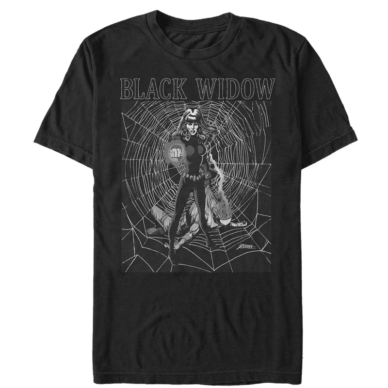 Men's Marvel Black Widow Web T-Shirt
