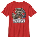 Boy's Marvel Guardians of the Galaxy Rocket Raccoon Portrait T-Shirt