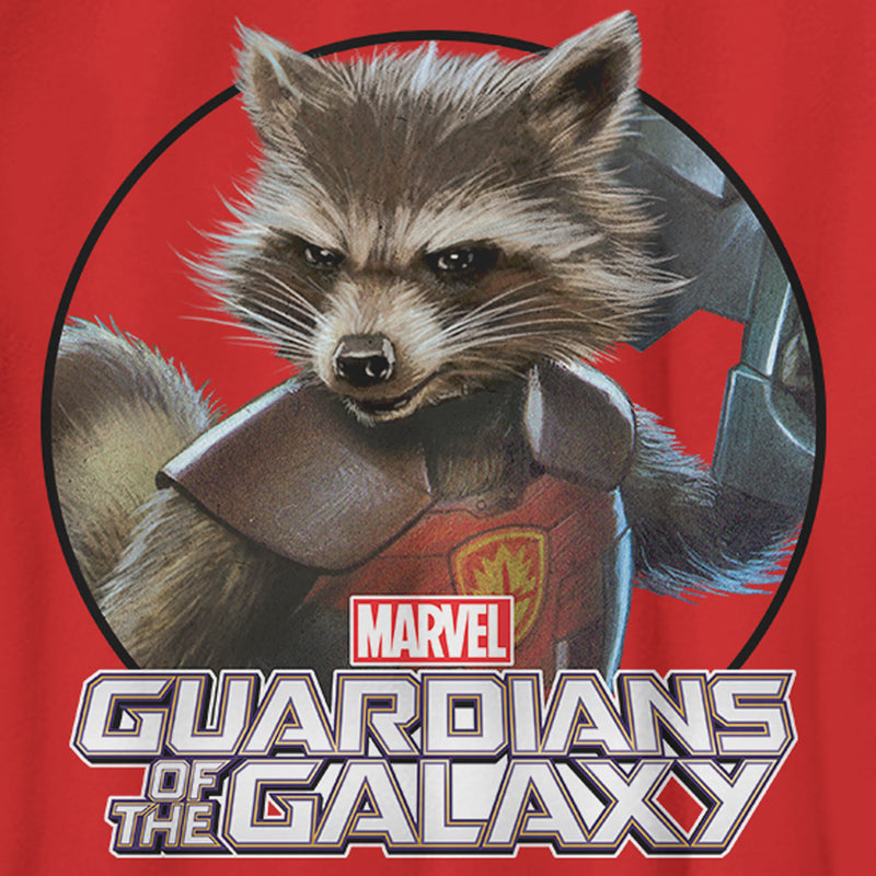 Boy's Marvel Guardians of the Galaxy Rocket Raccoon Portrait T-Shirt