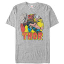 Men's Marvel Mighty Thor Hammer Throw T-Shirt
