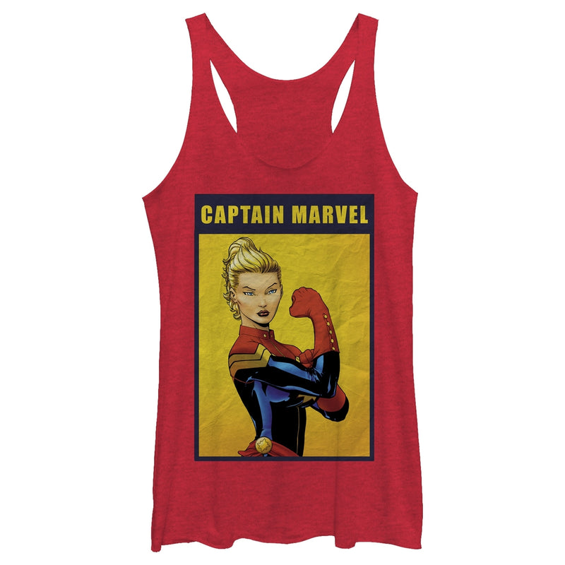 Women's Marvel Captain the Riveter Racerback Tank Top