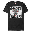 Men's Marvel Ghost Rider Paint Print T-Shirt
