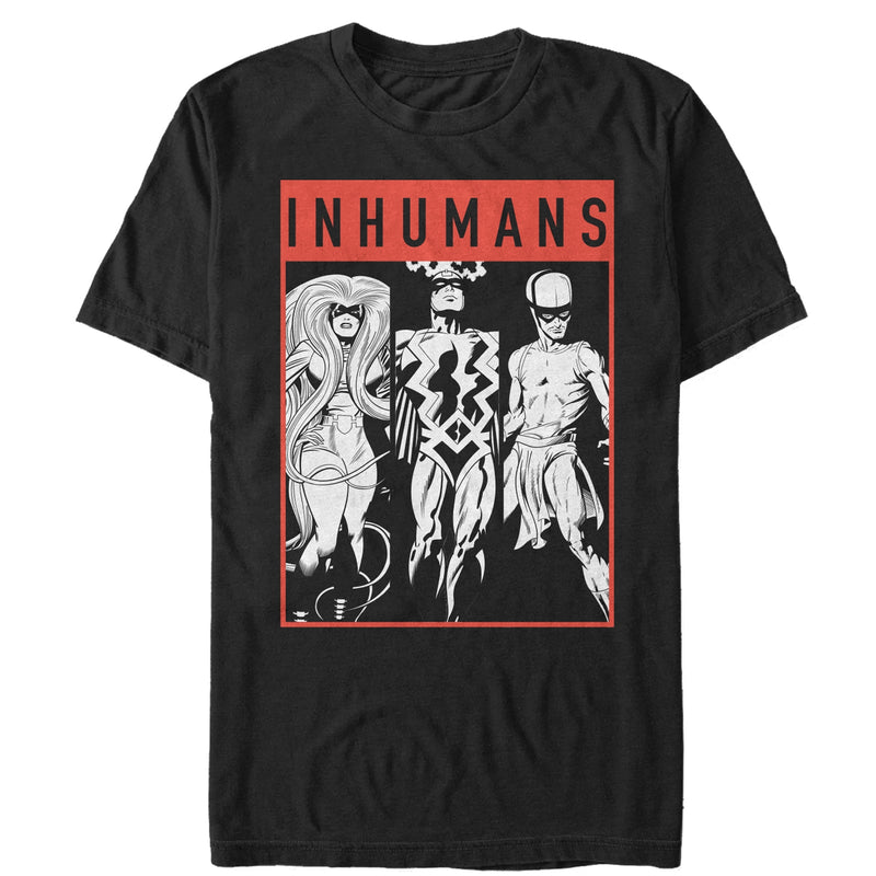 Men's Marvel Inhumans Grayscale T-Shirt