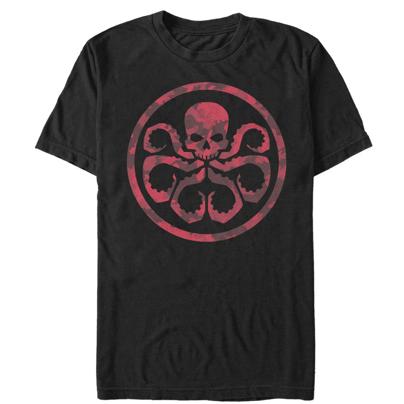 Men's Marvel Hail Hydra Camo Print T-Shirt