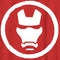 Boy's Marvel Iron Man Minimalist Mask Stamp T-Shirt