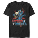 Men's Marvel Captain America Star T-Shirt