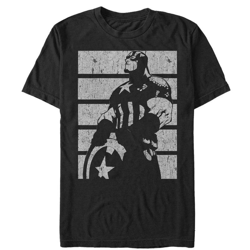 Men's Marvel Captain America Profile T-Shirt