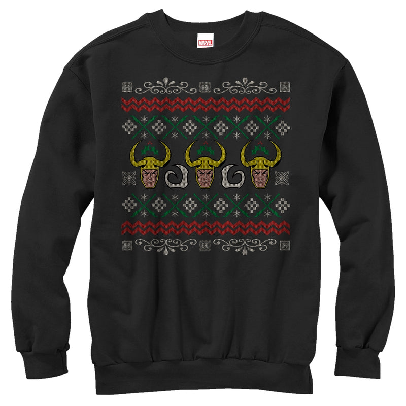 Women's Marvel Ugly Christmas Loki Sweatshirt