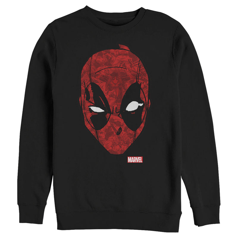 Men's Marvel Deadpool Comic Pattern Icon Sweatshirt