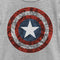 Girl's Marvel Captain America Shield Comic Print T-Shirt