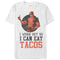 Men's Marvel Deadpool Work Out Eat Tacos T-Shirt