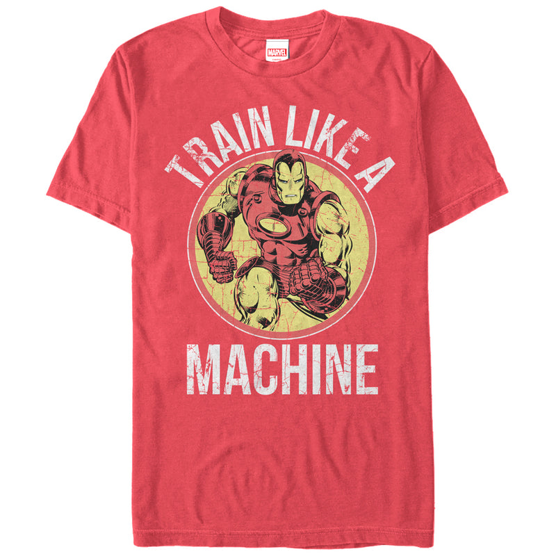 Men's Marvel Iron Man Train Like a Machine T-Shirt