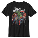 Boy's Marvel The Avengers Team Awesome T-Shirt