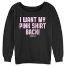 Junior's Mean Girls I Want My Pink Shirt Back Sweatshirt