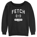 Junior's Mean Girls Distressed Fetch Football Est. 2004 Sweatshirt