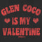 Women's Mean Girls Distressed Glen Coco Is My Valentine T-Shirt