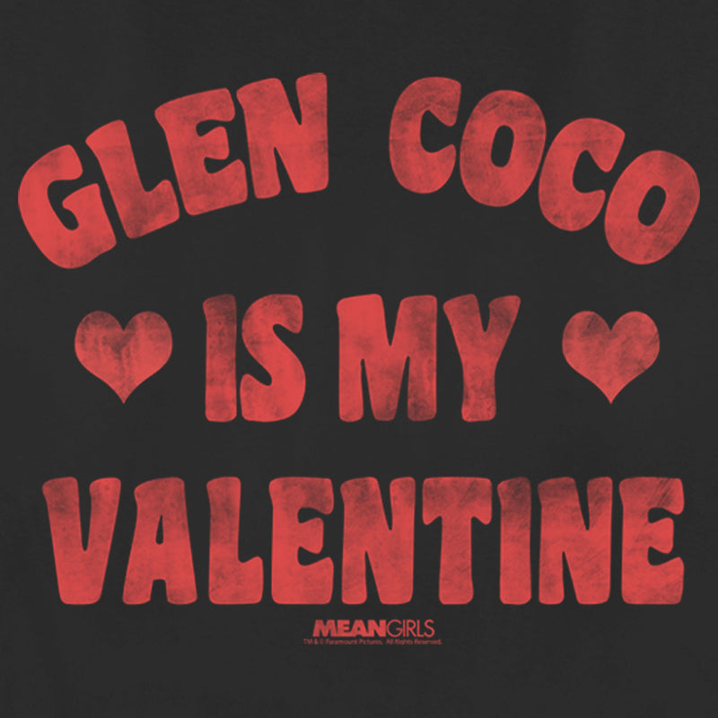 Women's Mean Girls Distressed Glen Coco Is My Valentine T-Shirt