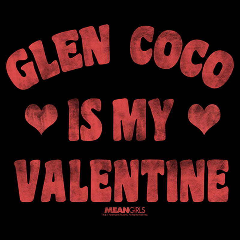 Men's Mean Girls Distressed Glen Coco Is My Valentine T-Shirt