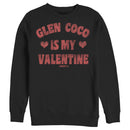 Men's Mean Girls Distressed Glen Coco Is My Valentine Sweatshirt