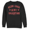 Men's Mean Girls Distressed Glen Coco Is My Valentine Sweatshirt