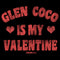 Men's Mean Girls Distressed Glen Coco Is My Valentine Sweatshirt