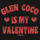 Men's Mean Girls Distressed Glen Coco Is My Valentine Long Sleeve Shirt
