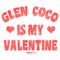 Women's Mean Girls Distressed Glen Coco Is My Valentine T-Shirt